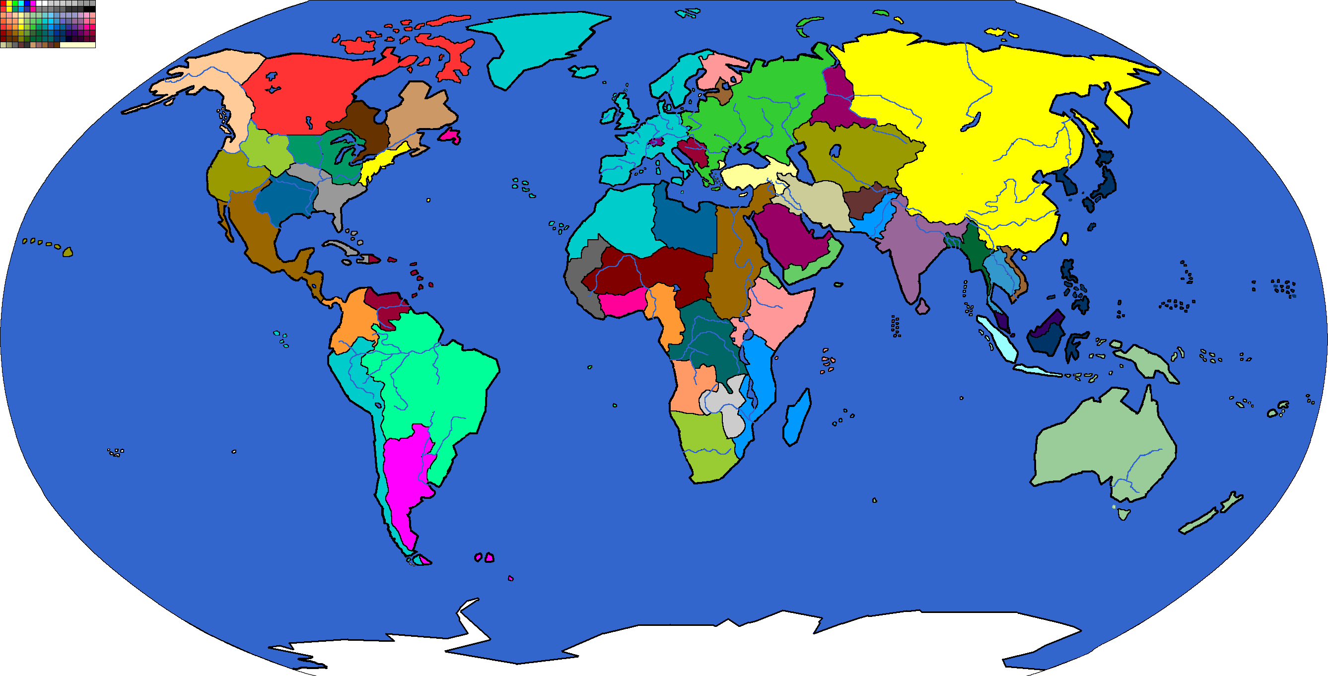 Карта планеты